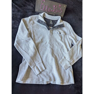 EUC Haggar Gray Mens Long Sleeve M